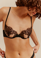 Lingerie Nuit Bianca -Black-Balcony - Nero - Donna