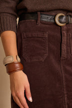 Structure Cléo Millera Velvet - Dark Brown