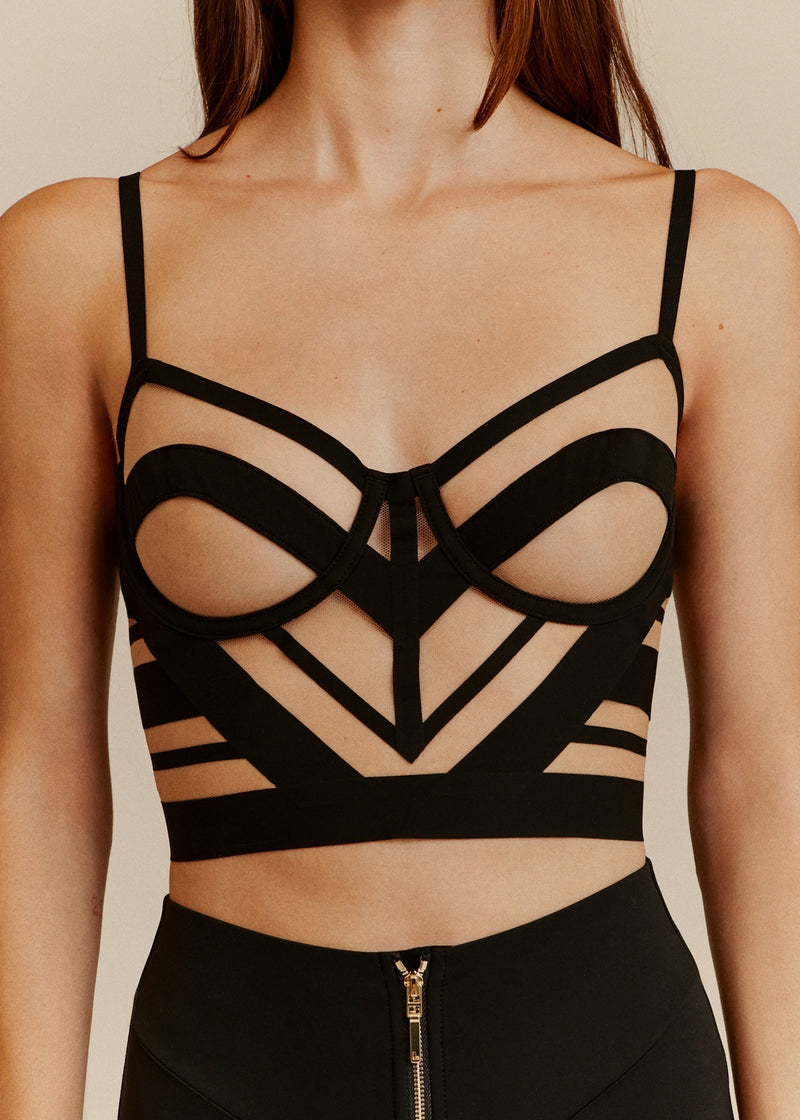 Wire Bustier Westfall - Black