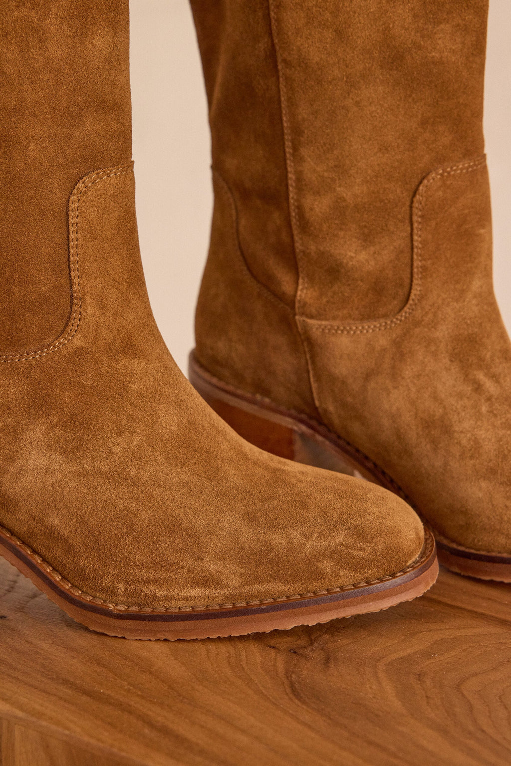 Victoria Boots - Light Camel