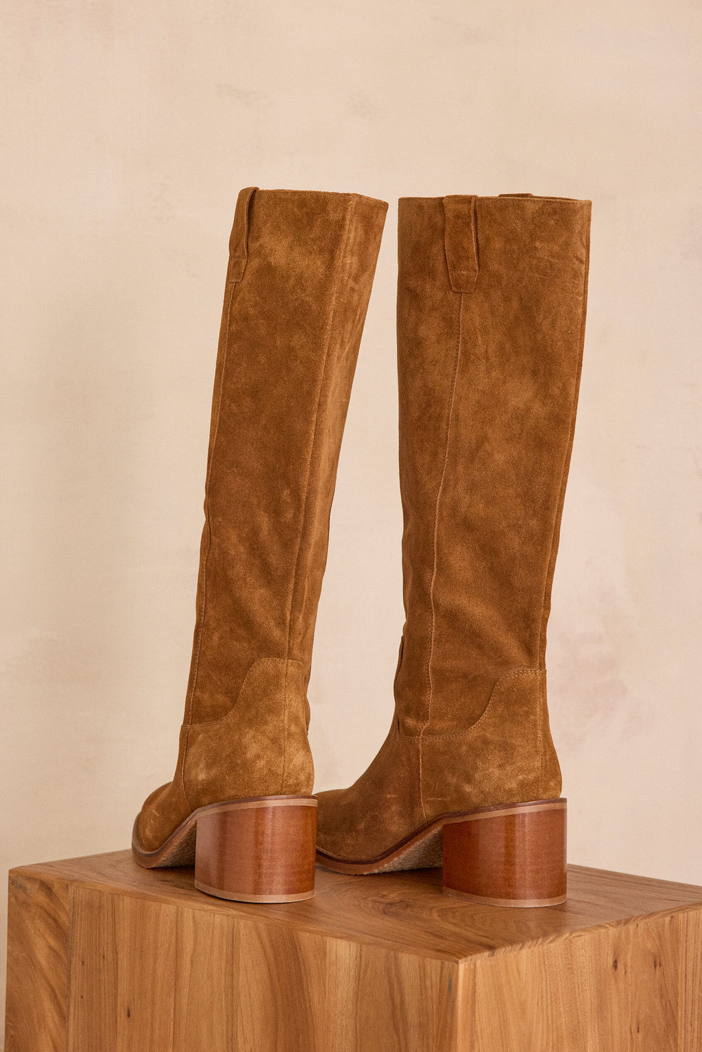Victoria Boots - Light Camel