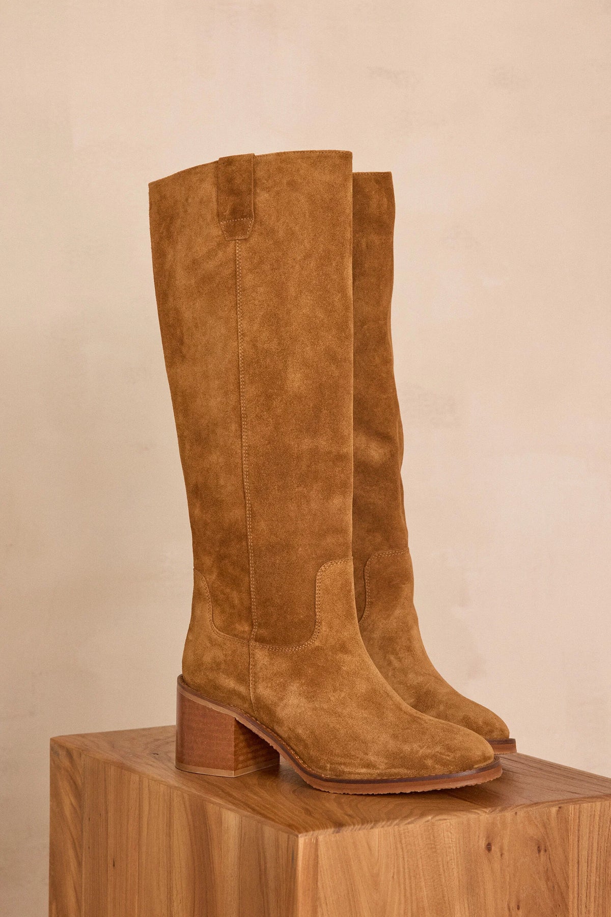 Victoria Boots - Light Camel
