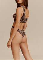 Bustier Crystal Sty - Animal Print