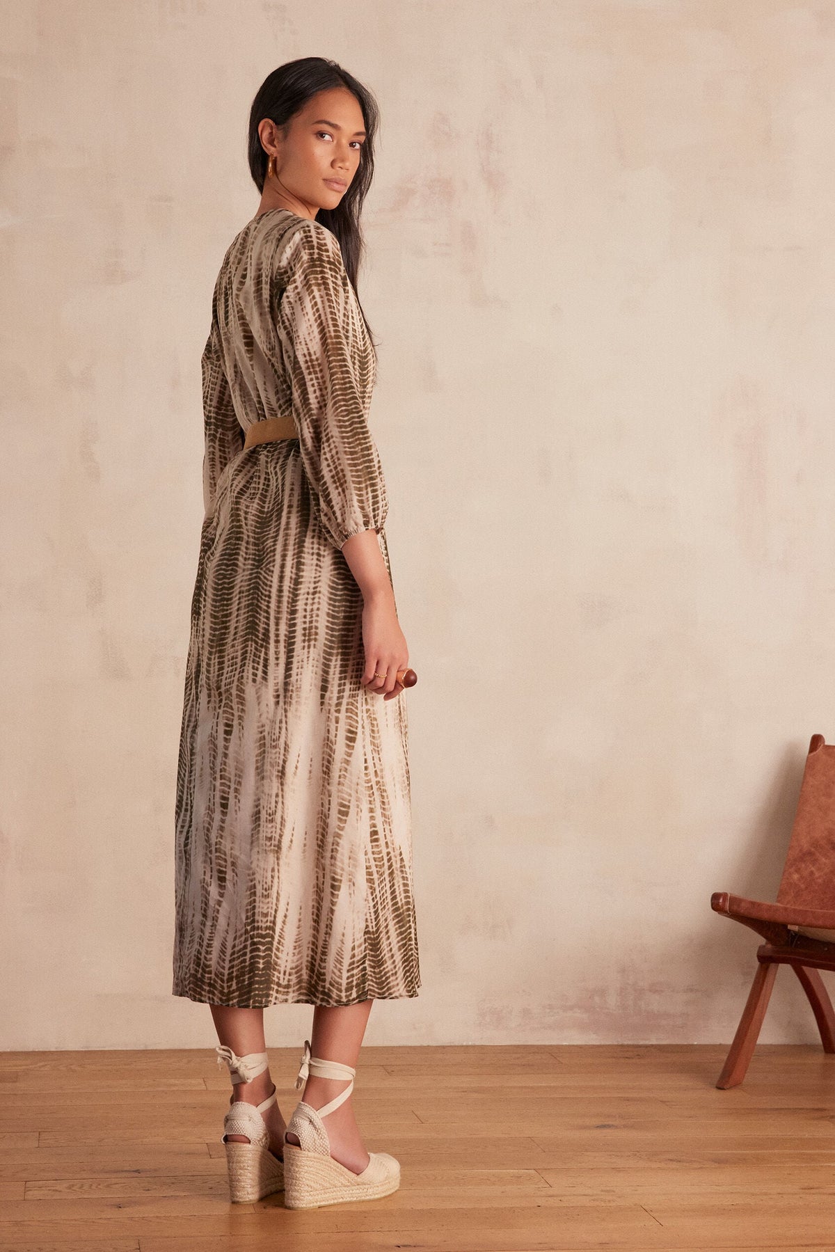 Flou Riade Printed - Natural