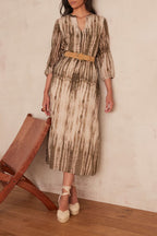 Flou Riade Printed - Natural