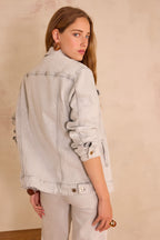 Sophie Denim Jacket - Mouse Grey