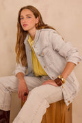 Sophie Denim Jacket - Mouse Grey