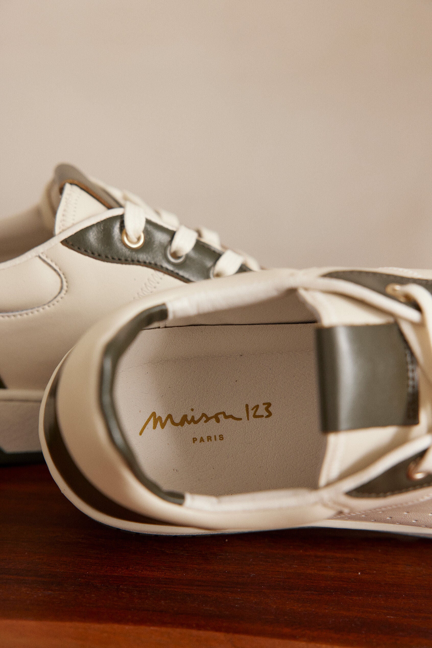 Velora Basket Trainers - Khaki