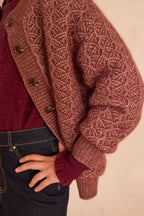 Cosmo Cardigan - Aubergine