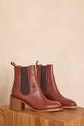 Valentina Ankle Boots - Chocolate