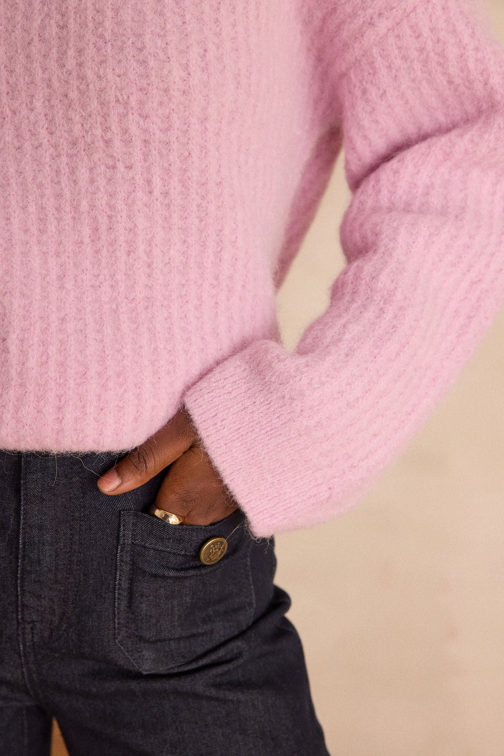 Bloom Jumper - Pale Mauve