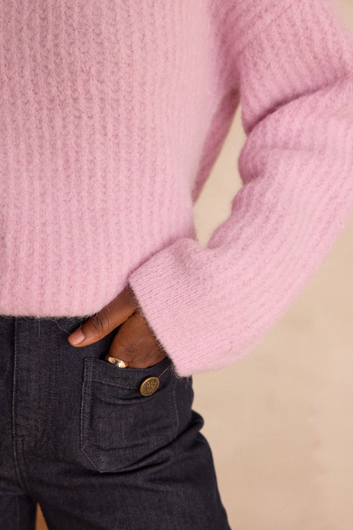 Bloom Jumper - Pale Mauve