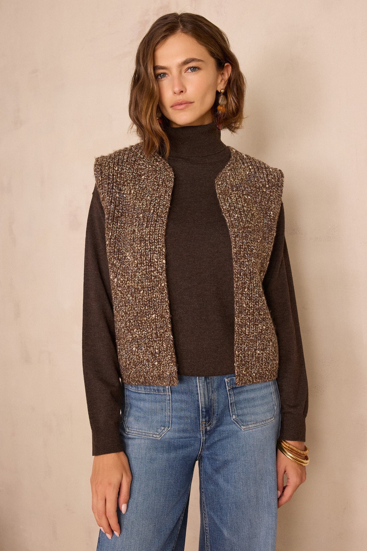 Bastien Jumper - Dark Brown