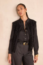 Becka Waistcoat/Cardigan - Black