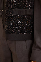 Becka Waistcoat/Cardigan - Black