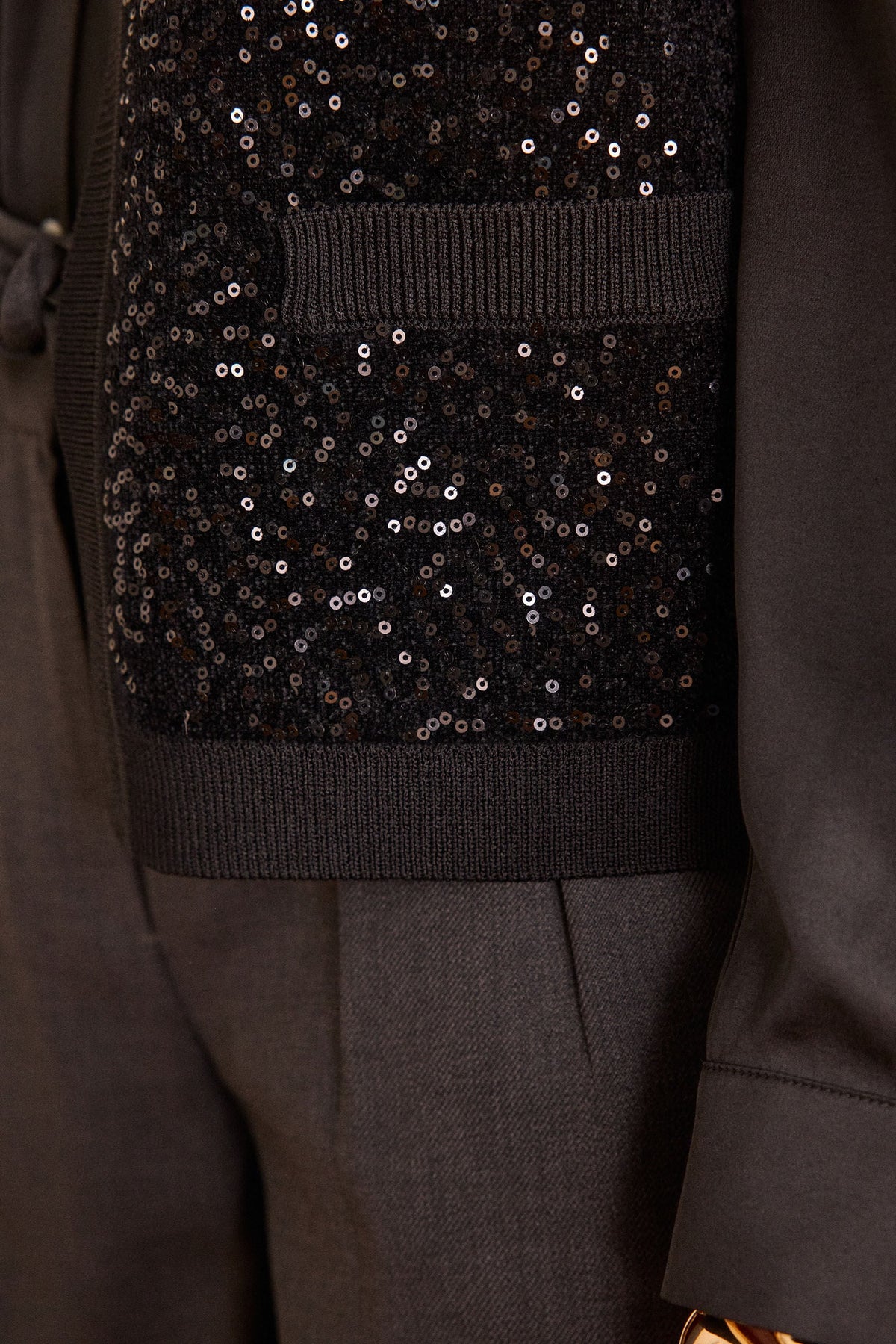 Becka Waistcoat/Cardigan - Black