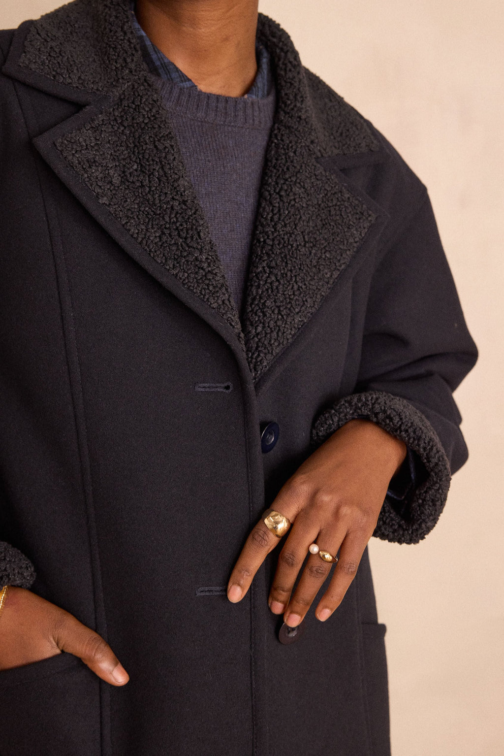Debbie Coat - Navy