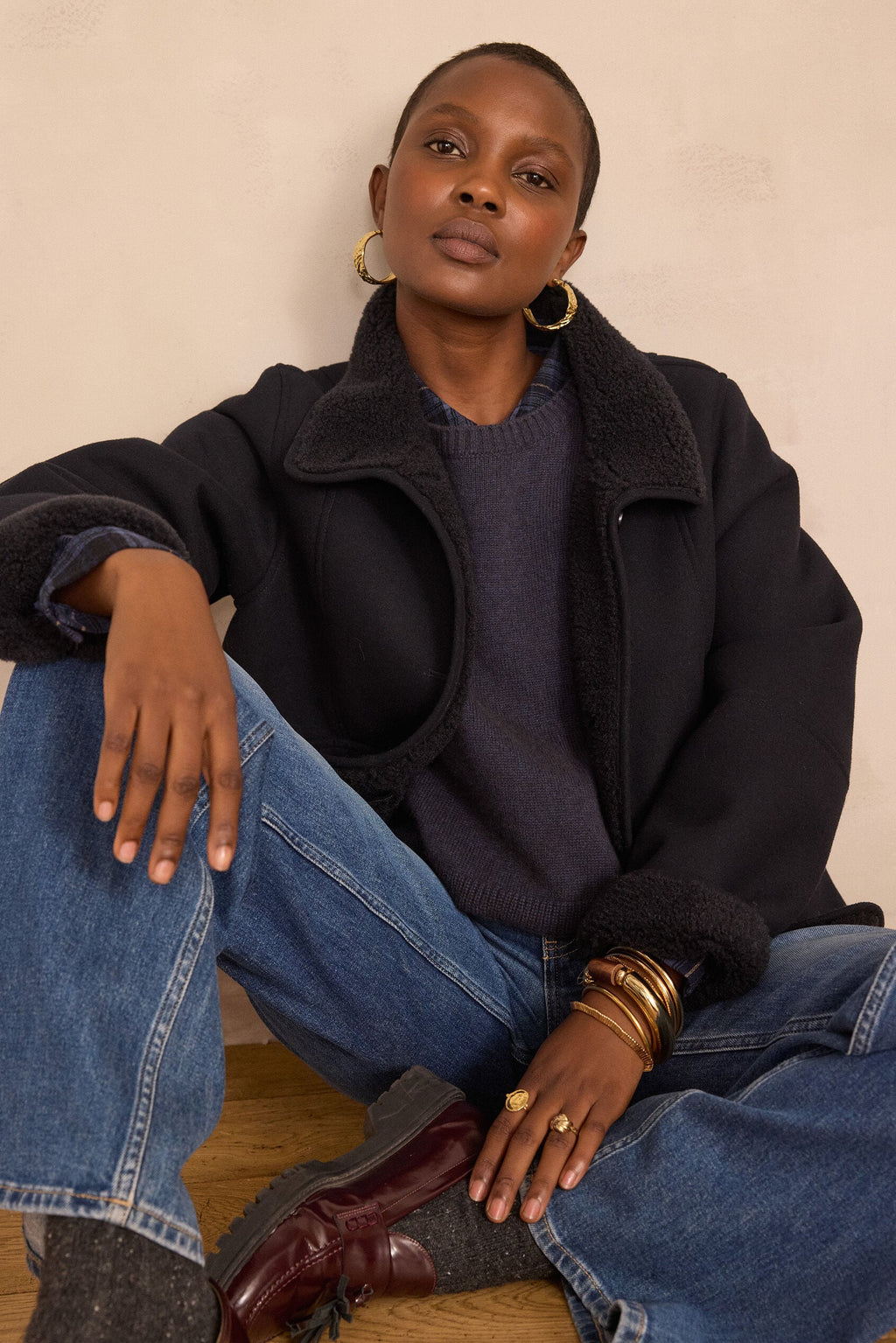 Debbie Coat - Navy