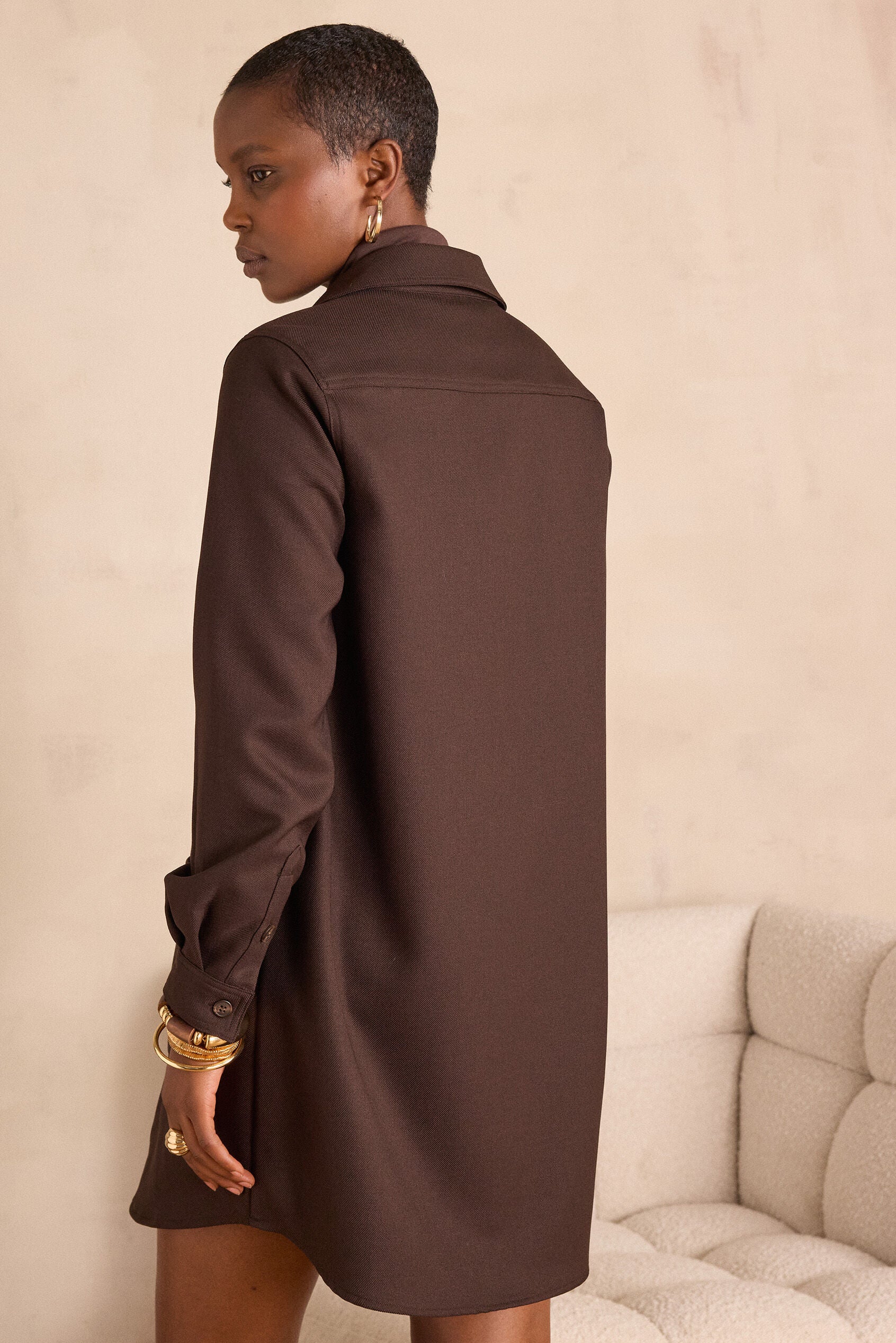 Flou Rise - Dark Brown