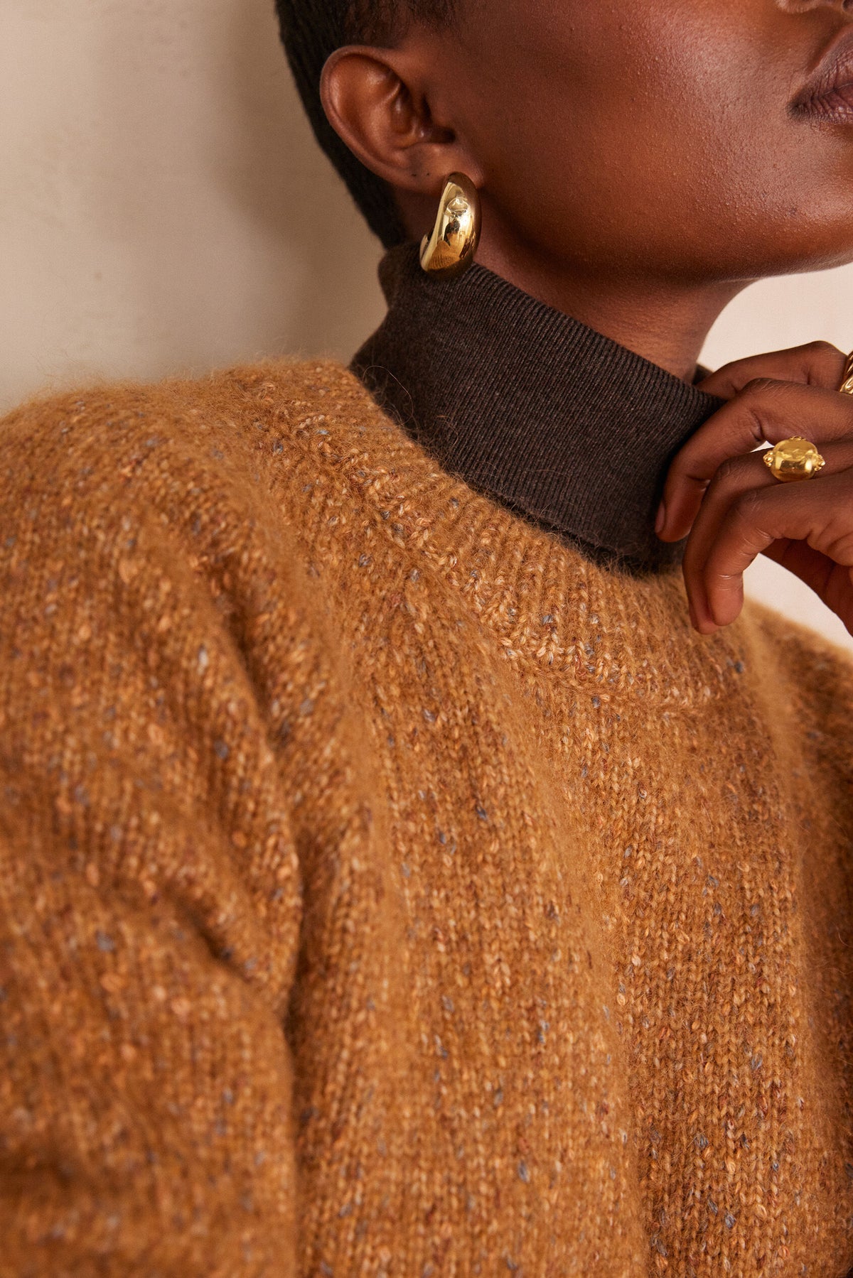 Agnès Jumper - Camel