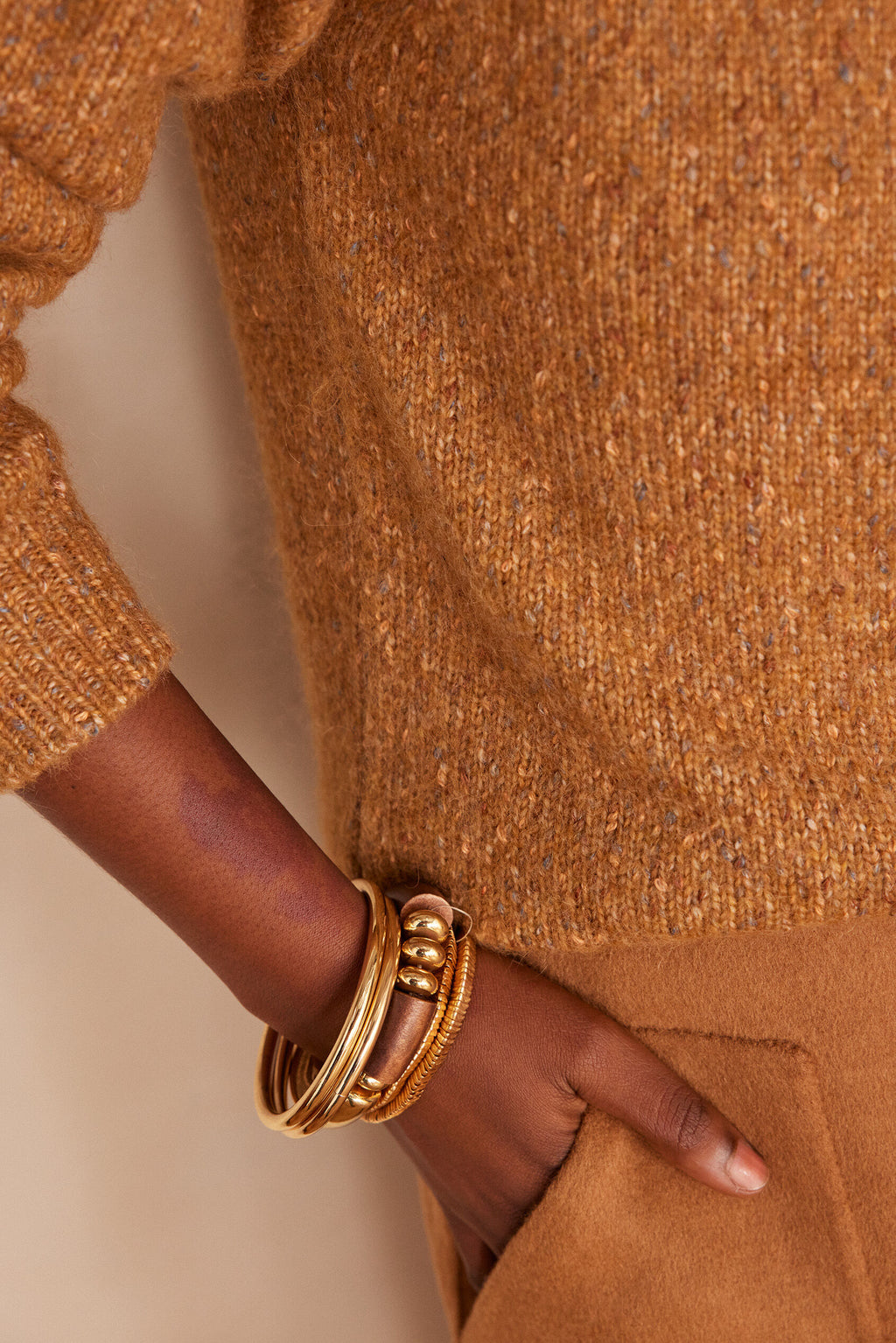 Agnès Jumper - Camel