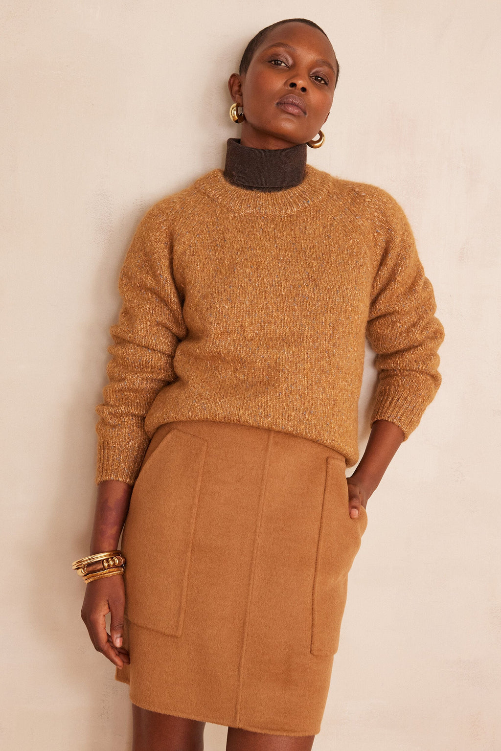 Agnès Jumper - Camel