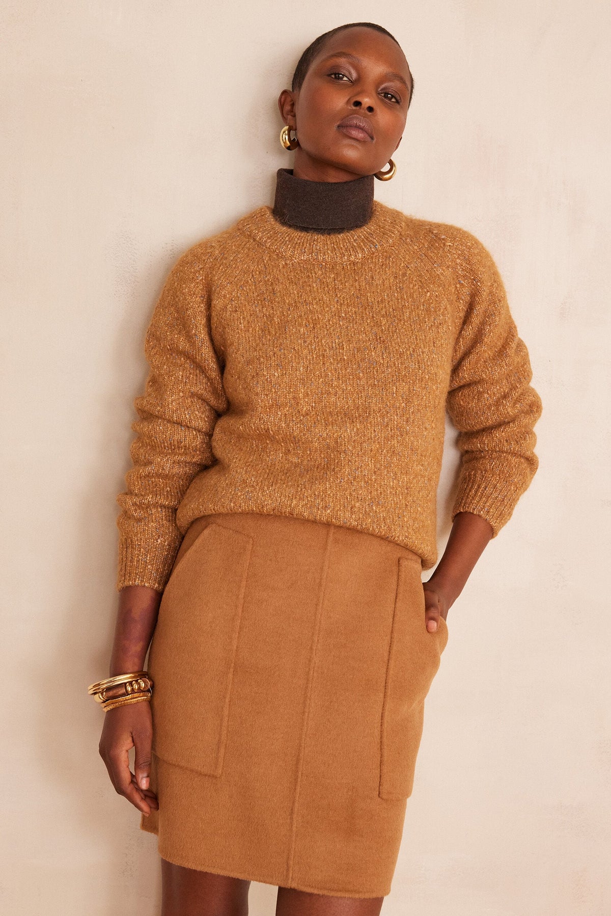 Agnès Jumper - Camel