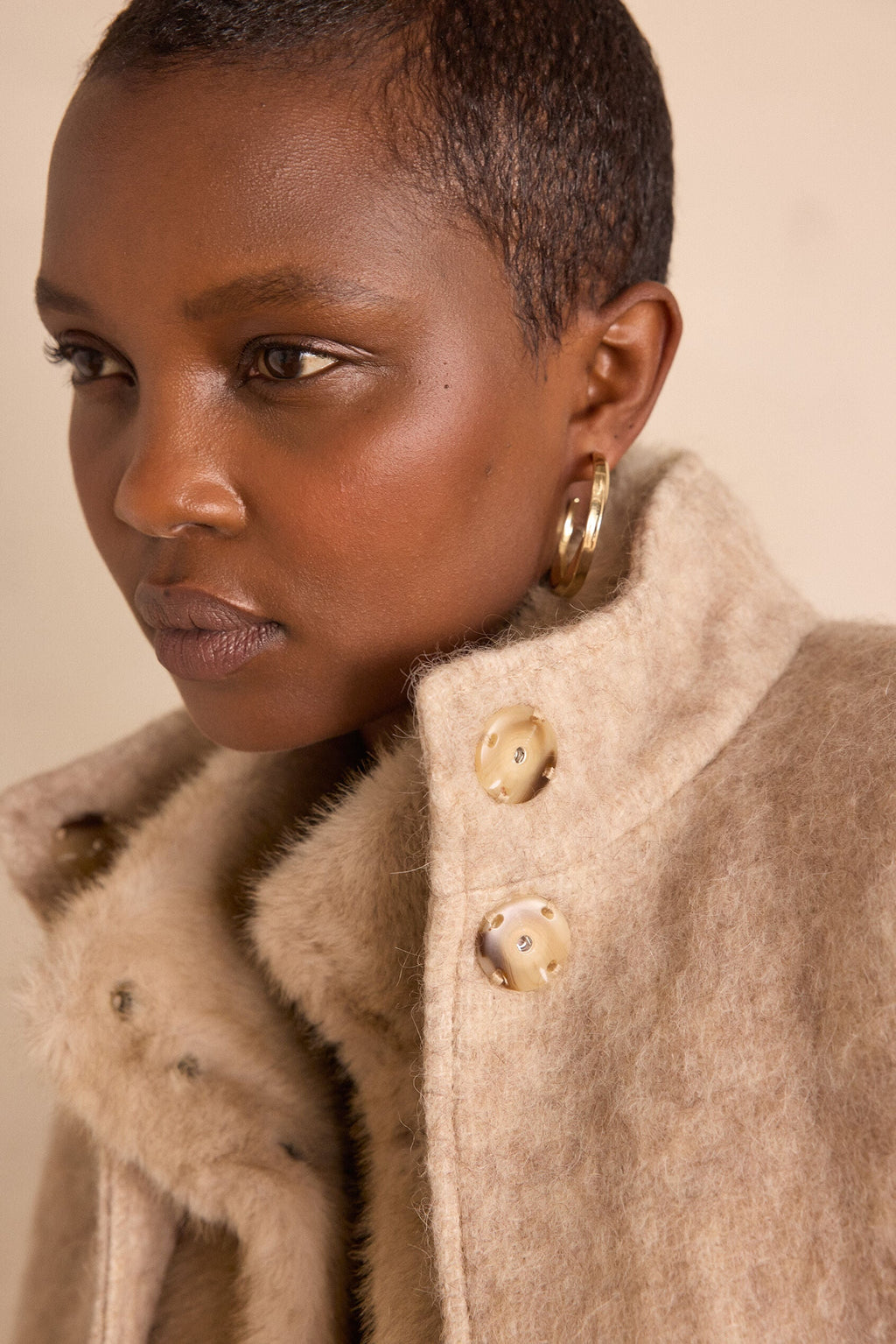 Lamia Fancy Coat - Natural