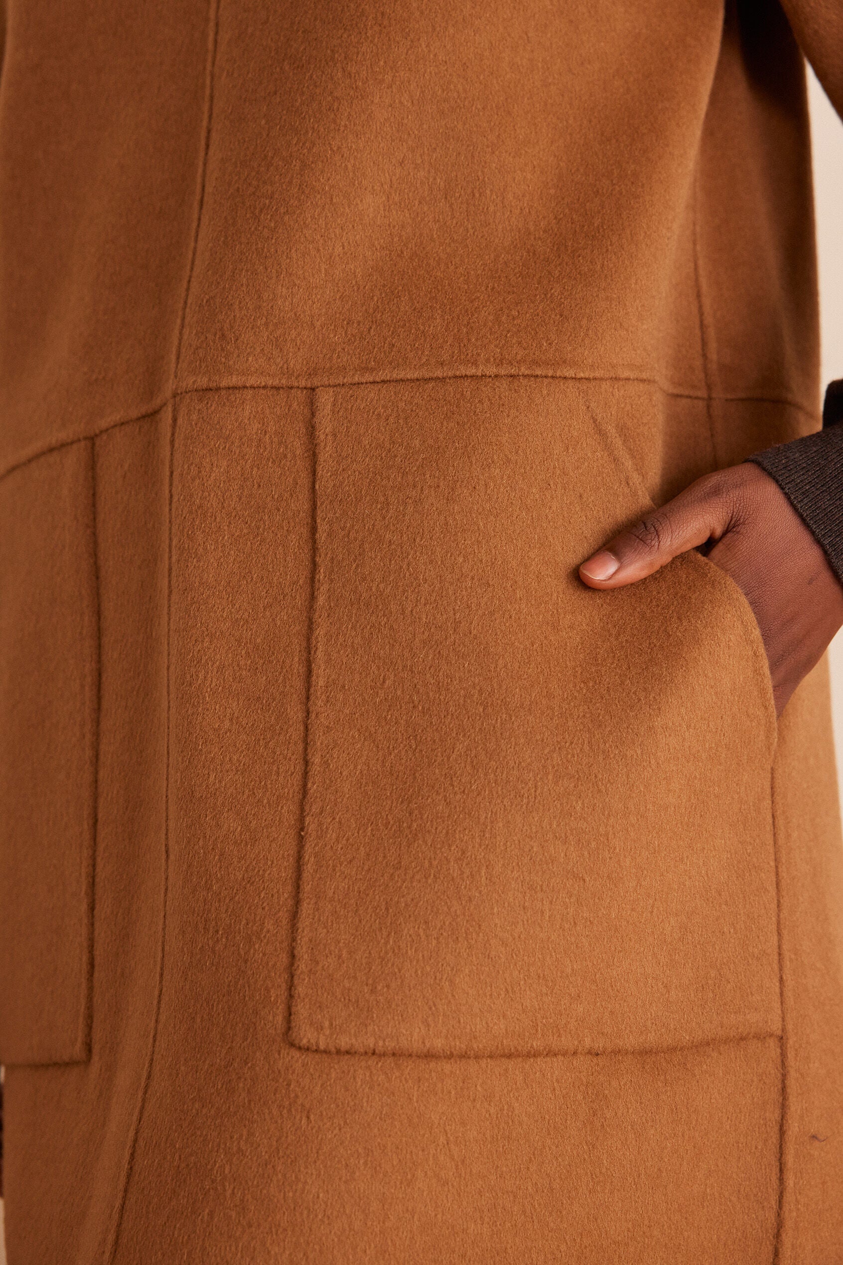 Rosario Reversible Structured Dress - Cinnamon