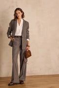 Ferguson Striped Trousers - Light Taupe