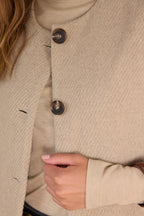 Gilet Paige Franges - Taupe Clair