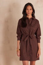 Rosalie Fluid Dress - Chocolate