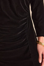Rafaela Structured Velvet - Black