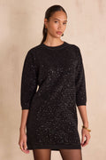 Robe Maille Réveillon - Noir