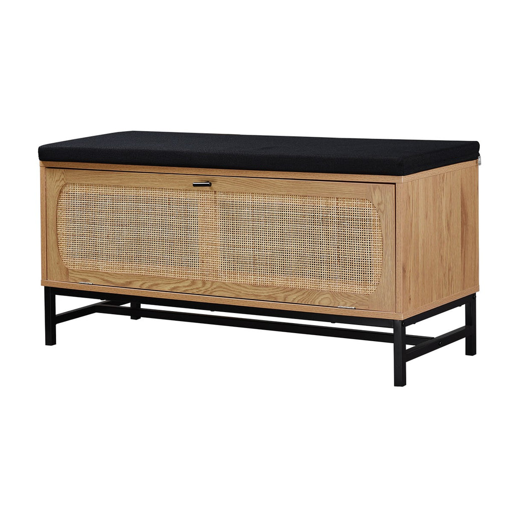 Jaya - Banc Avec Rangements - Rotin