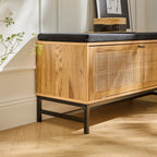 Jaya - Banc Avec Rangements - Rotin