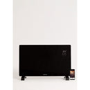 Warm Crystal 2000W - Convector Eléctrico de Vidrio Wifi - Negro