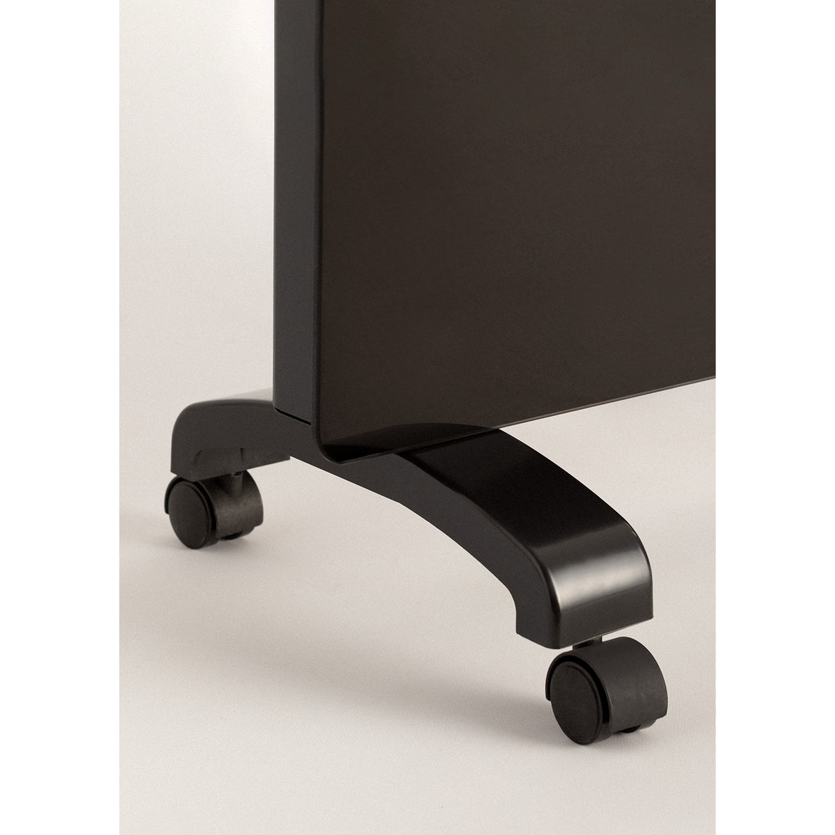 Warm Crystal 2000W - Convecteur Électrique En Verre Wifi Avec Roulettes - Noir