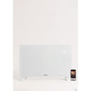 Warm Crystal 2000W - Electric Glass Convector With Wifi - White