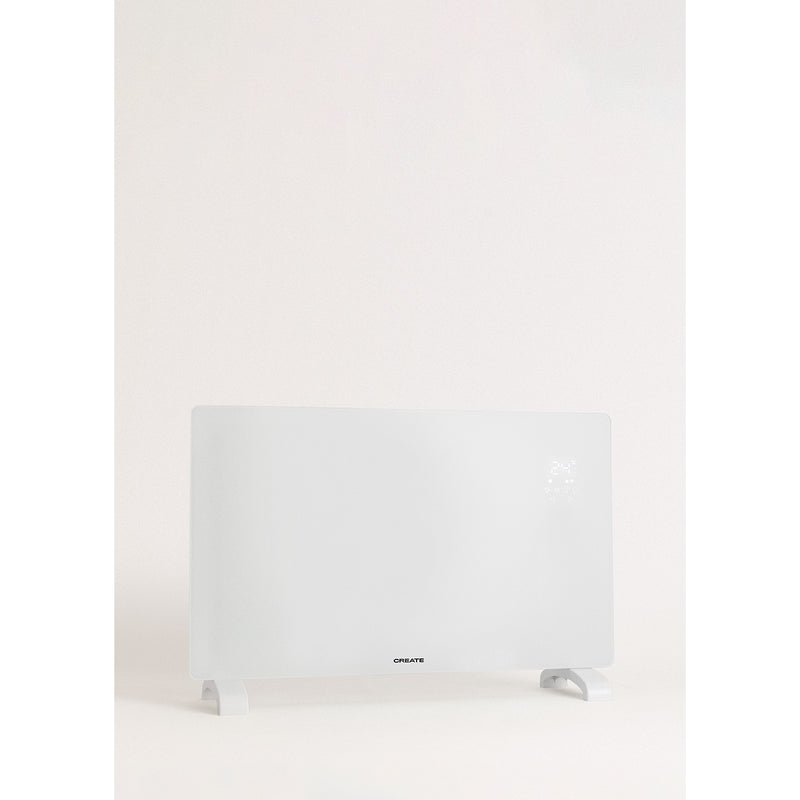 Warm Crystal 2000W - Electric Glass Convector With Wifi - White