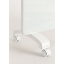 Warm Crystal 2000W - Convector Eléctrico de Vidrio Wifi con Ruedas - Blanco