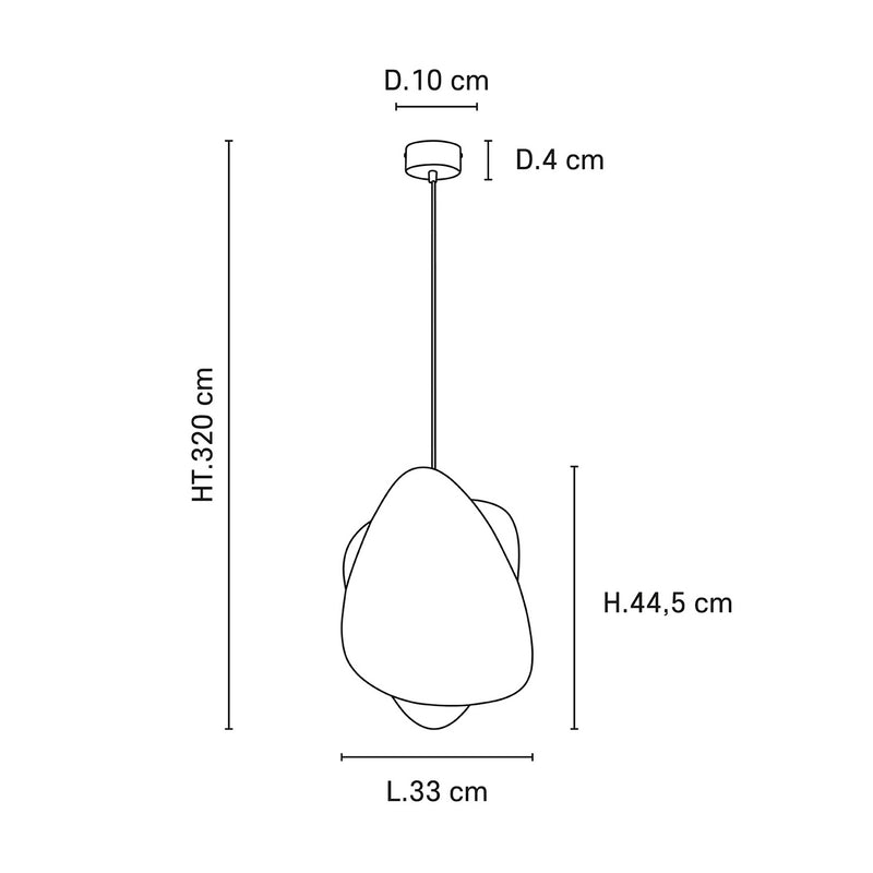 Suspension Screen - Rotin Et Métal - Naturel