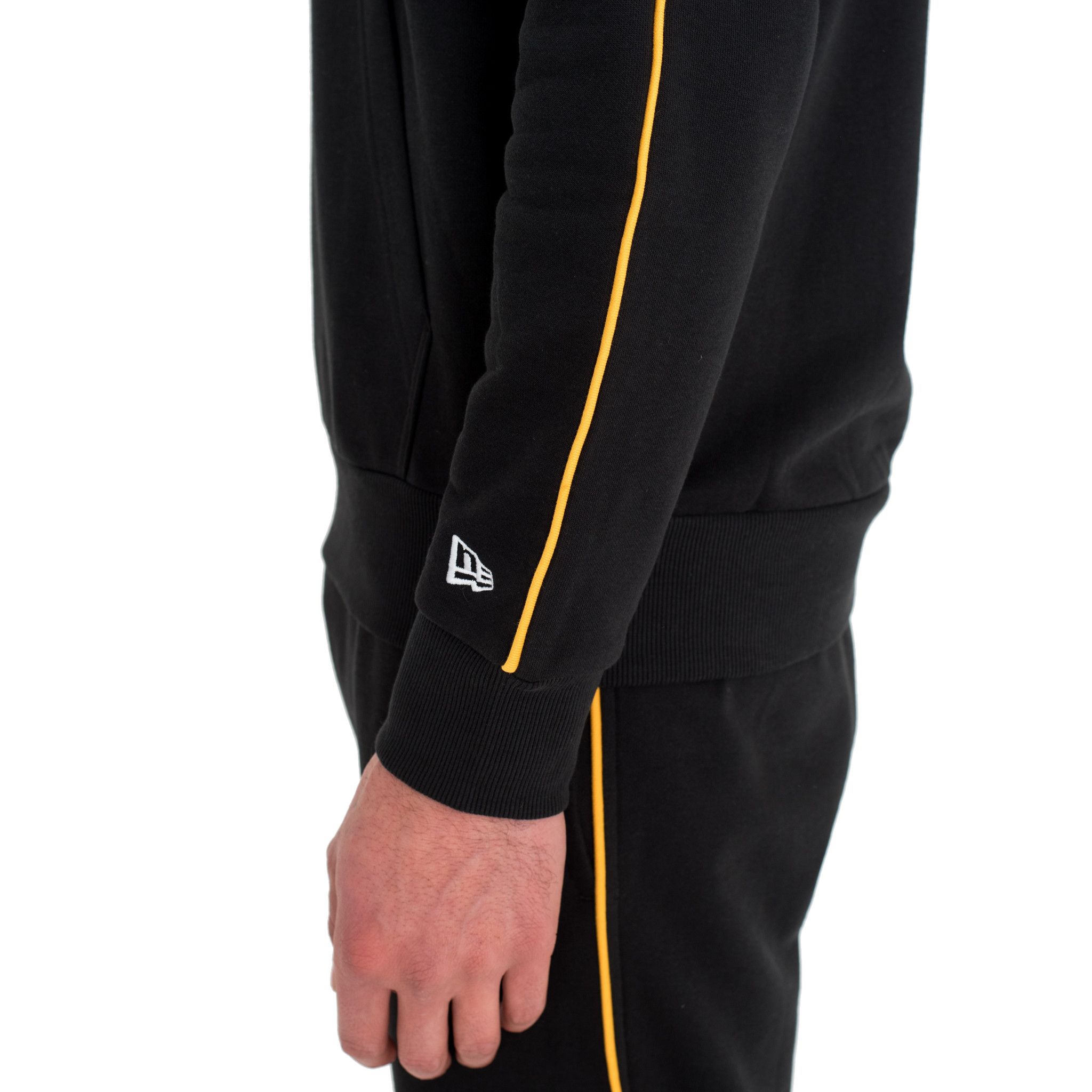 Sweat À Capuche New Era Los Angeles Lakers Striped
