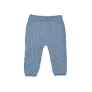 Léandre Chiné Blue Knit Pants 100% Wool - Baby