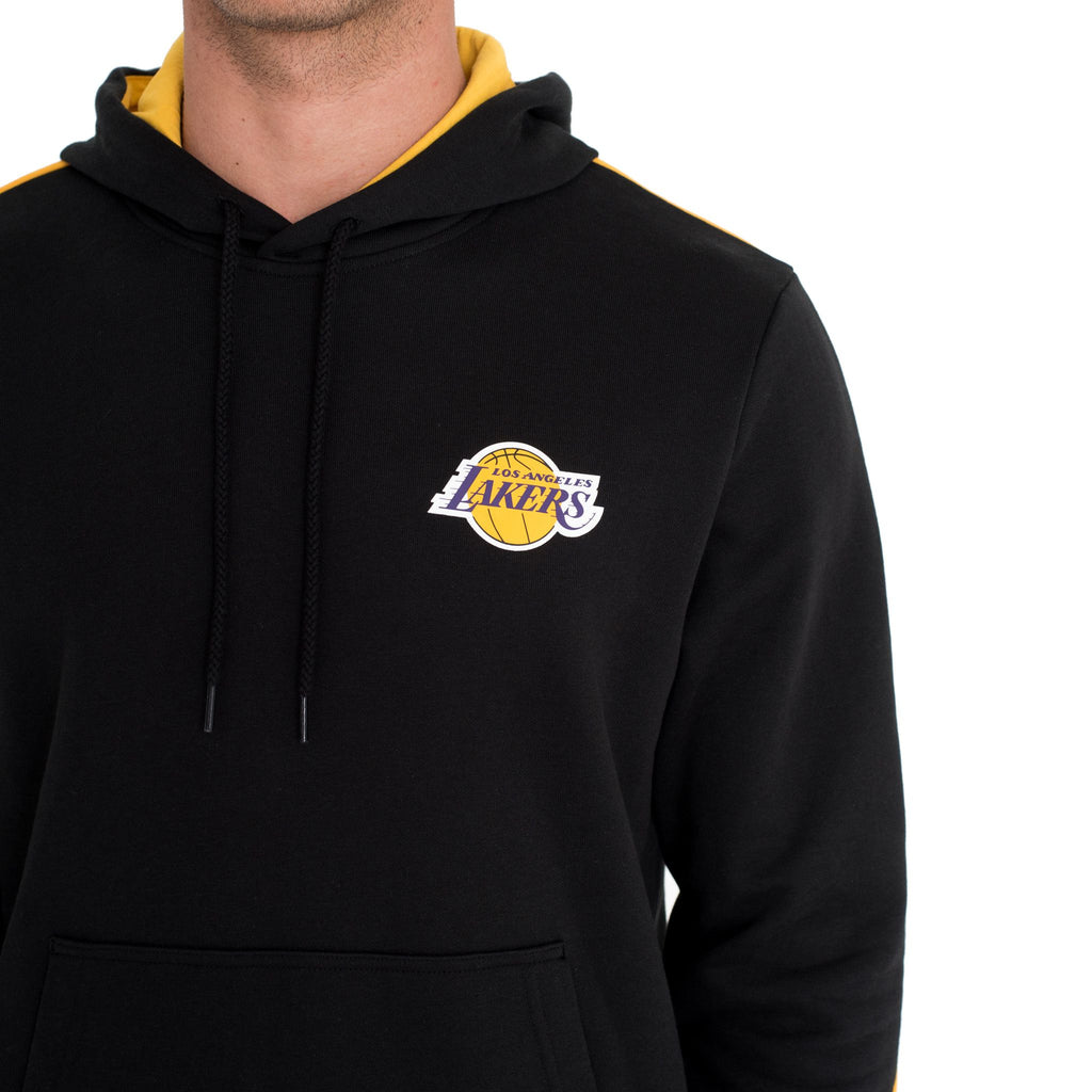 Sweat À Capuche New Era Los Angeles Lakers Striped