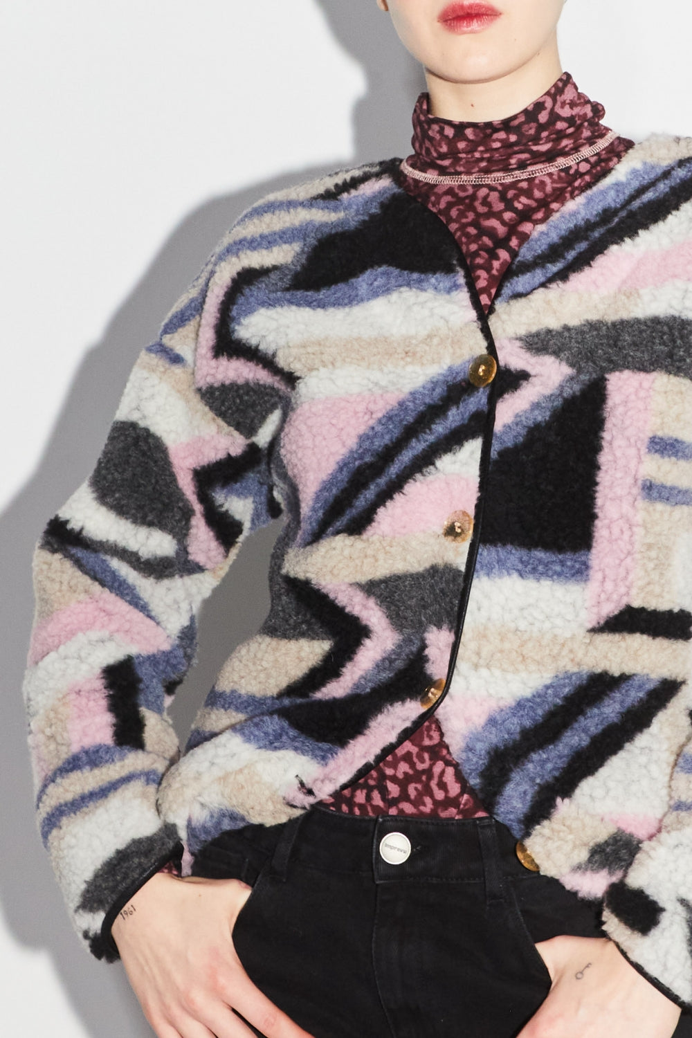 La Veste Léa Teddy Mosaïques