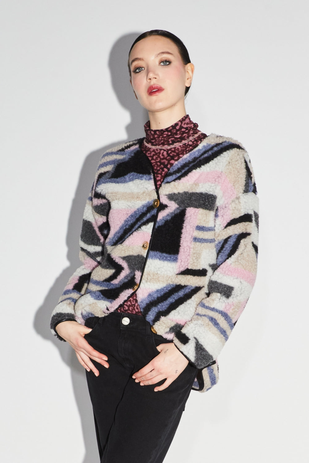 La Veste Léa Teddy Mosaïques