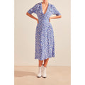 Suncoo - Vestido cruzado - Azul