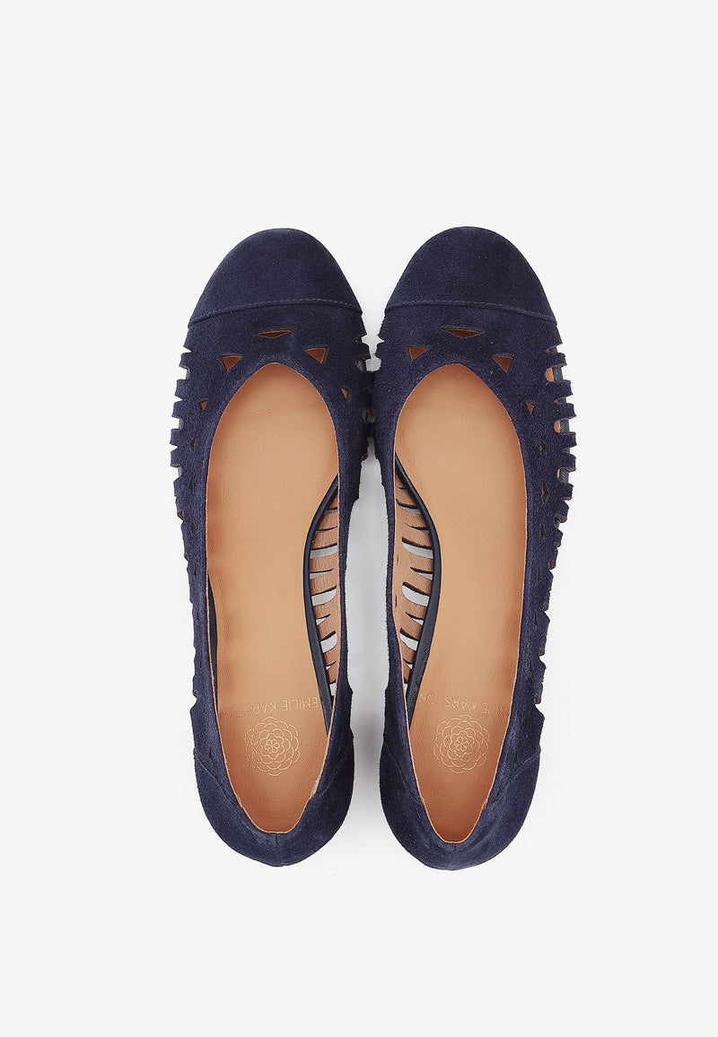Julia ballerinas - Navy