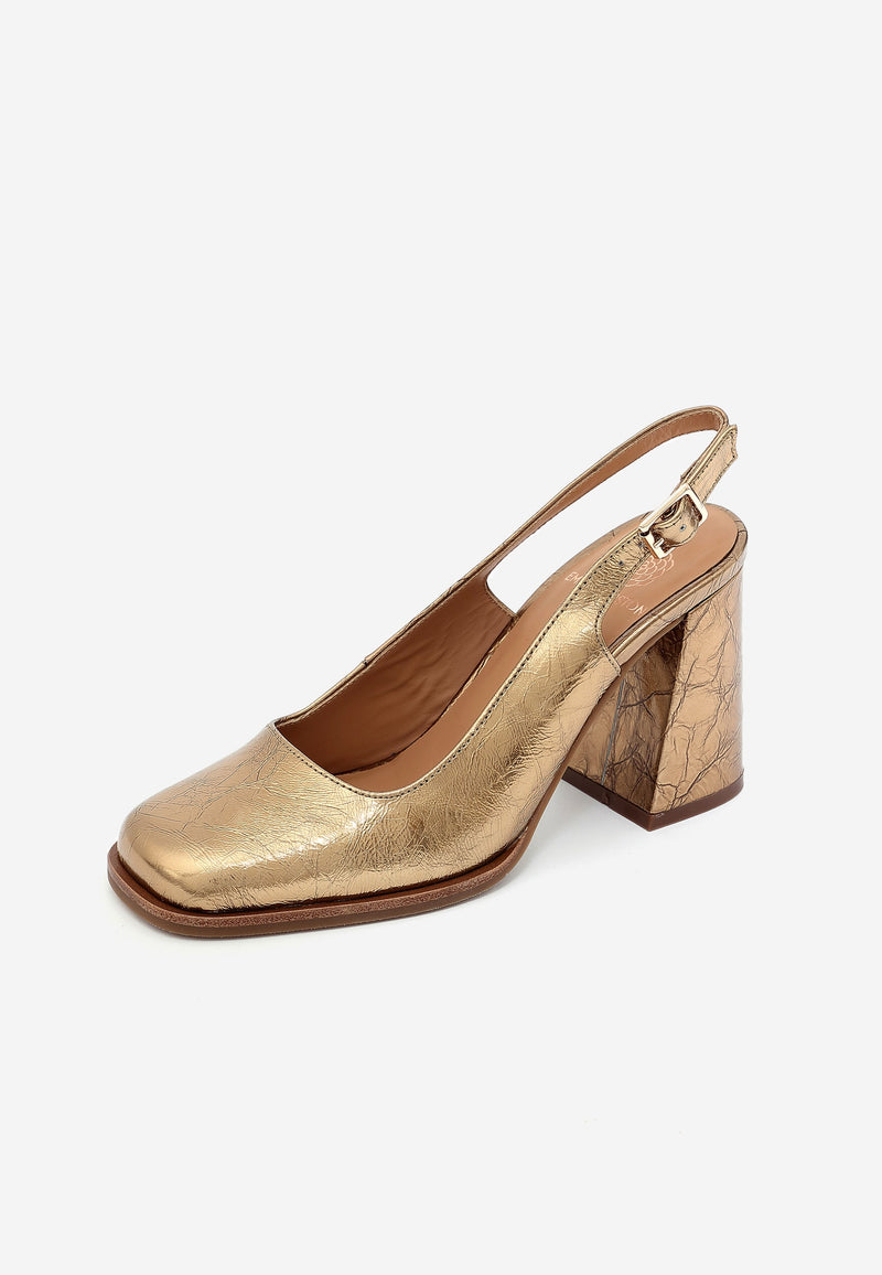 Zapatos de tacón Riley - Dorado